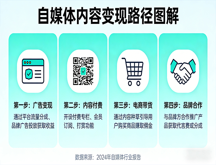 自媒体内容变现新思路，不止广告植入，这3条路径更长~久